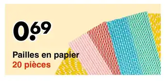 Pailles en papier