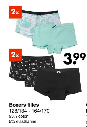 Boxers filles