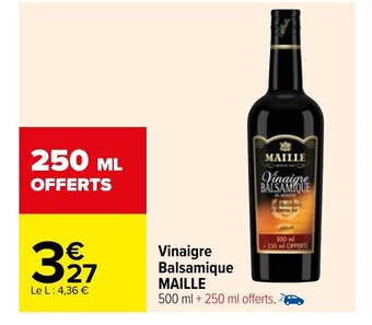 Carrefour Market Vinaigre Balsamique Maille offre