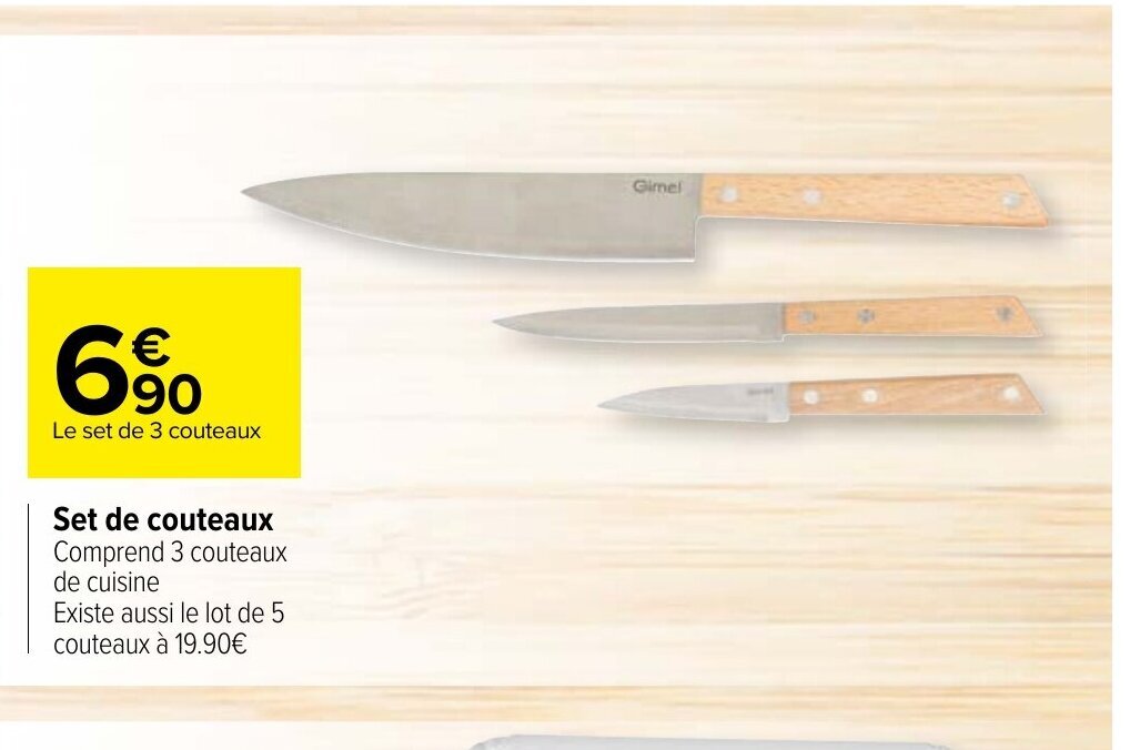 Code promo france couteaux