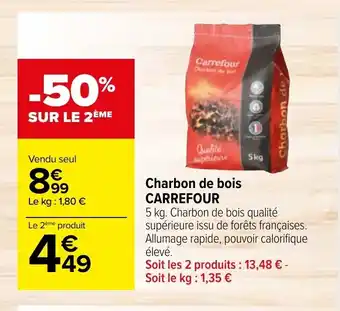Carrefour Market Charbon De Bois Carrefour offre