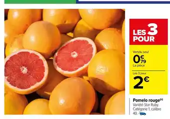 Carrefour Market Pomelo Rouge offre