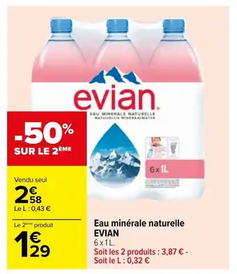 Eau Minérale Naturelle Evian