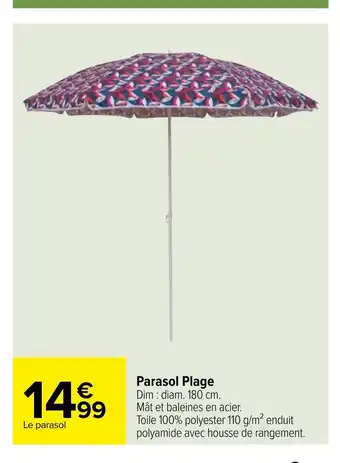 Carrefour Market Parasol Plage offre