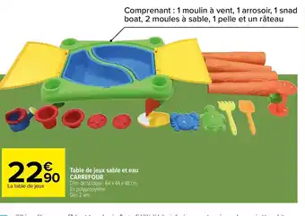 Carrefour Market Table De Jeux Sable Et Eau Carrefour offre