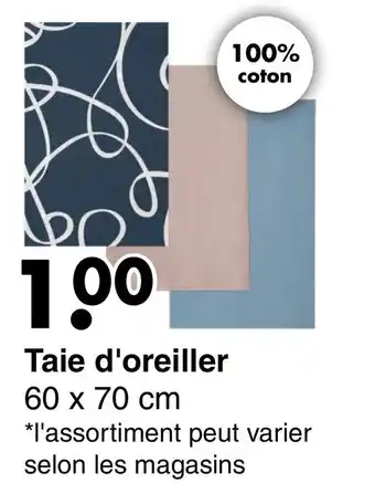 Taie d'oreiller