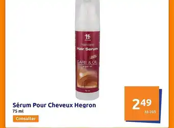 Action Sérum Pour Cheveux Hegron offre