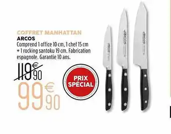 Culinarion Coffret Manhattan Arcos offre