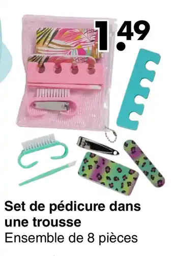 Wibra Set de pédicure dans une trousse offre