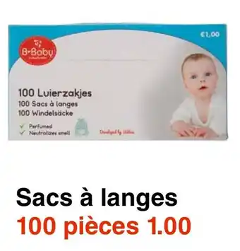 Wibra Sacs à langes offre