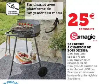 Hyper U Barbecue à charbon de bois odessa offre