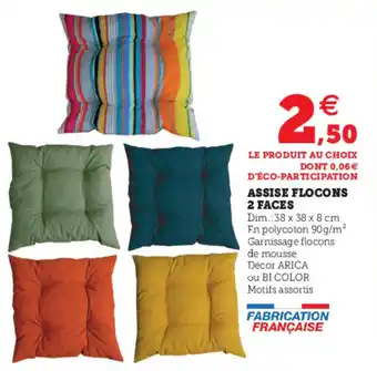 Hyper U Assise Flocons 2 Faces offre