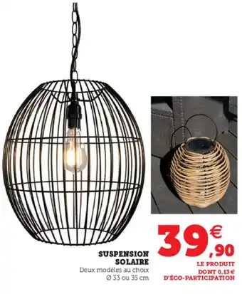 Hyper U Suspension Solaire offre