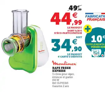 Hyper U Rape fresh express offre