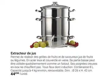 Gamm vert Extracteur De Jus offre