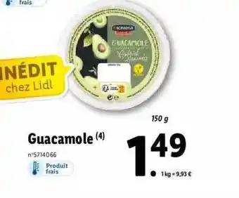 Lidl Guacamole offre