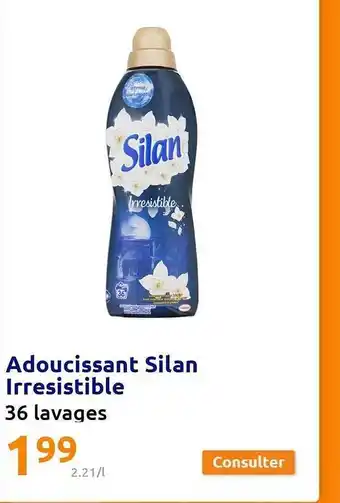 Action Adoucissant Silan Irresistible offre
