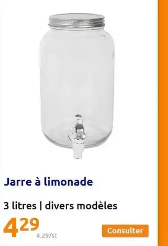 Action Jarre à Limonade offre