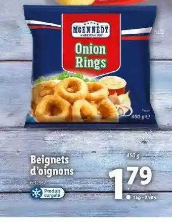 Lidl Beignets D'oignons offre