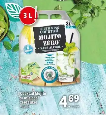 Lidl Cocktail Mojito Sans Alcool Zéro Sucre offre