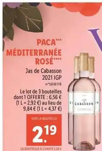 Lidl Jas De Cabasson 2021 Igp offre