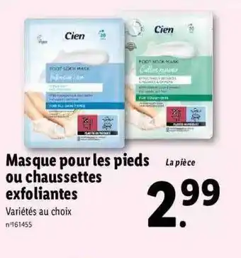 Masque Pour Les Pieds Ou Chaussettes Exfoliantes