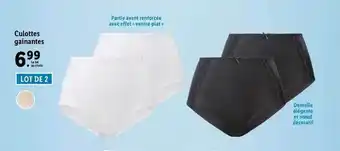 Lidl Culottes Gainantes offre