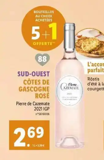 Lidl Pierre De Cazemate 2021 Igp offre