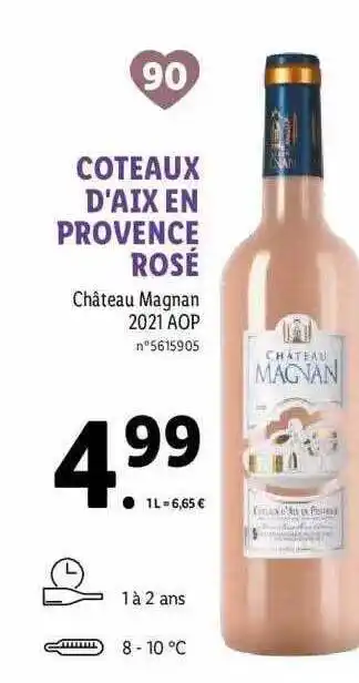 Lidl Château Magnan 2021 Aop offre