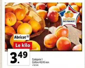 Lidl Abricot offre