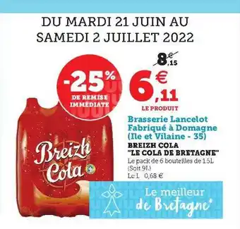 Super U Breizh Cola offre