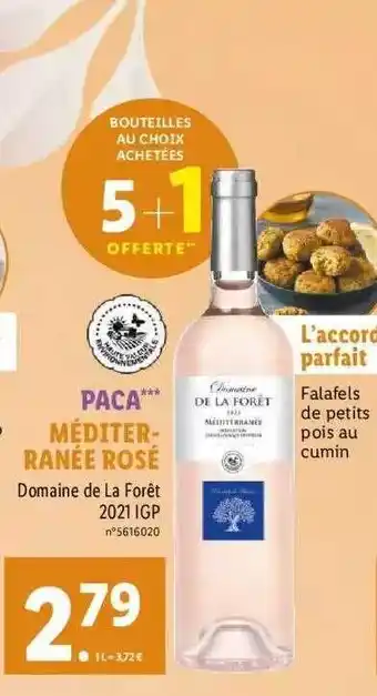 Lidl Domaine De La Forêt 2021 Igp offre