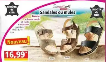 E.Leclerc Sandales Ou Mules offre