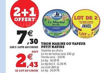 U Express Thon Marine Ou Vapeur Petit Navire offre