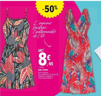 E.Leclerc Robe Femme offre