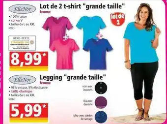 E.Leclerc Lot De 2 T-shirt offre