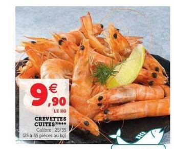 U Express Crevette Cuites offre