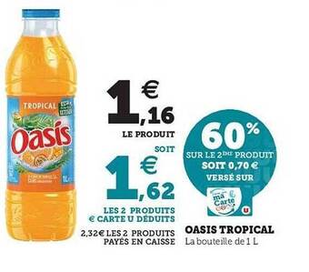 U Express Oasis Tropical offre