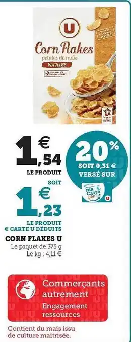 U Express Corn Flakes U offre