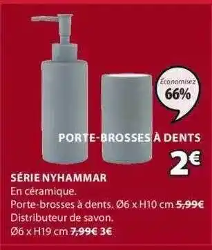 JYSK Série Neyhammar : Porte-brosse à Dents offre