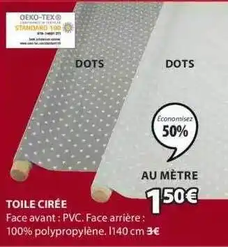 JYSK Toile Cirée offre