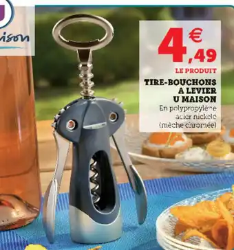 Hyper U Tire-bouchons à levier U Maison offre