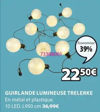 JYSK Guirlande lumineuse trelerke offre