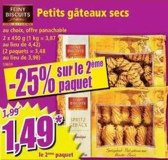 Norma Feiny Biscuits Petits Gâteaux Secs offre