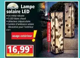 Norma I-glow Lampe Solaire Led offre