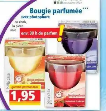 Norma Bougie Parfumée Avec Photophore offre