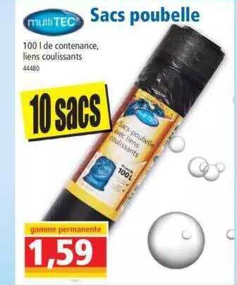 Norma Multitec Sacs Poubelle offre