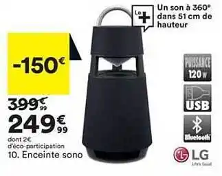 BUT Enceinte Sono offre