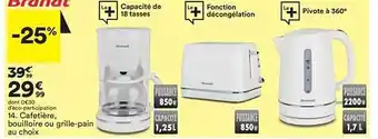 BUT Cafetière Bouilloire Ou Grille-pain Au Choix offre