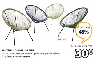 JYSK Fauteuil lounge ubberup offre